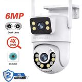 Ip Ptz Full Hd Wifi Güvenlik Kamerası Icsee Smart Gece Görüşlü Ses Kayıtlı Çift Lensli Kamera
