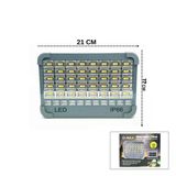Ip66 Güneş Enerjili Led Işık Solar Projektör - Powerbank Çakarlı Kamp - Dış Mekan Ps-D002a (5250)