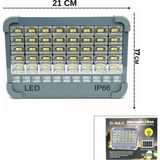 IP66 Güneş Enerjili LED Işık Solar Projektör - Powerbank Çakarlı Kamp - Dış Mekan PS-D002A - Çok Renkli