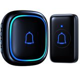 IP66 Kapı Zili Kablosuz Sınıf Kapı Zili Su Geçirmez ve Toz Geçirmez Yüksek 115dB 56 Çan Kapı Zili Zili 1000ft Aralığı Pil Kapı Zili Yatak Odası Ev Çocuk Odası Ofis için 7 Seviyeli Ses Sessiz Modu
