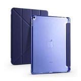 iPad 10.2 2021 (9.Nesil) Kılıf Kalem Bölmeli Smart Cover Standlı