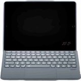 iPad 10.5 Uyumlu 360° Manyetik Standlı Touchpadli Ledli Katanya Klavyeli Tablet Kılıfı - Siyah