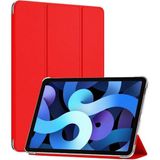 iPad 10.9 2020 Kılıf 4.nesil Smart Cover Kapaklı - Kırmızı