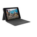 İpad (10. Nesil) İçin Logitech Rugged Folio - Smart Connector Ve Dayanıklı, Su Sıçramasına Dayanıklı Klavye İçeren Koruyucu Kılıf - Pan Nordic Düzeni