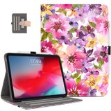 iPad 10. Nesil Kılıf 2022, Apple Kalem Tutuculu CutebriCase iPad Kılıfı 10. Nesil, İnce Stant Sert PC Arka Kapak Kapak iPad 10. Nesil 2022 11,9 inç, Otomatik Uyku/Uyanma (Pembe Çiçekli)