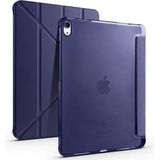 Ipad (10,nesil) 10.9" 2022 ile Uyumlu Katlanır Kalemlikli Standlı Uyku Modlu Akıllı Kılıf, Lacivert