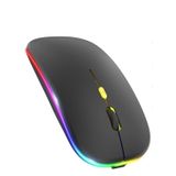 iPad 11. Nesil A16 2025 11" Tablet İçin Uyumlu RGB LED Işıklı Bluetooth+2.4Ghz Kablosuz Şarjlı Mouse