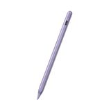 iPad 11 Nesil A16 2025 M3 Uyumlu Avuçiçi Red ve Eğim Özellikli Manyetik Yapışan Dokunmatik Kalem Mor