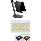 iPad 11.nesil A16 2025 Uyumlu Stand Ayarlanabilir Klavye Mouse Set - Sarı