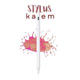 İpad 11.Nesil İle Uyumlu Avuç Içi Reddetmeli Dokunmatik Fuchsia Özel Çizim Ve Yazı Kalemi