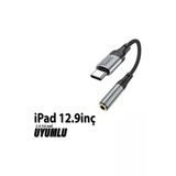 İpad 12.9İnç 3. 4. 5. 6. Nesil Uyumlu Kulaklık Dönüştürücüsü Type-C Çevirici Aparat