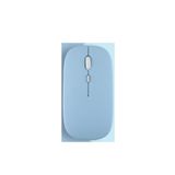 ıPad 5./6. Nesil 9.7 İnç Uyumlu Şarj Edilebilir Tablet Kablosuz Bluetooth Mouse Mavi
