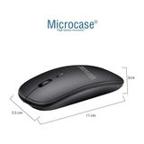 iPad 6/7/8/9 Nesil 10.2 Inch Bluetooth Klavye + Mouse + Tablet Standı - AL8106