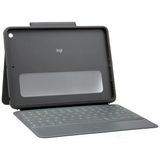 İpad (7., 8. Ve 9. Nesil) İçin Logitech Rugged Folio - Akıllı Konektörlü Ve Dayanıklı Fransız Azerty Düzenine Sahip Koruyucu Kılıf - Siyah
