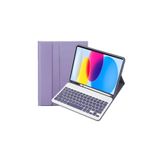 ıPad 7.nesil 8.nesil 9.nesil 10.2 inç Bluetooth Özellikli Kalem Bölmeli Türkçe Q Klavyeli Kılıf Lavanta