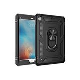 Ipad 9.7 2017 ile Uyumlu Kılıf Antişok Önleyici Zırhlı Silikon Tablet ile Uyumlu Kılıfı Siyah