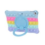 iPad 9./8./7. Nesil Kılıf 10,2-inç (2021/2020/2019 Sürümü), UFAINEI Cute Popit Kılıf iPad 10,2 ve 10,5 inç için 360° Dönebilen Stand ve Omuz Kayışı, iPad Air 3 Kılıfı, iPad Pro 2017 Kılıfı