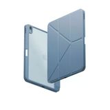 Ipad Air 11" 2024 M2 Çip Uyumlu Tablet Kılıf Moven Serisi Standlı Kalem Bölmeli Koruyucu Stone Blue