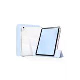 iPad Air 11 ile Uyumlu 4/5/6 Nesil M2/M3 Airbagli Manyetik Ayrılabilen Fuchsia Sliding Tablet Kılıfı Gold