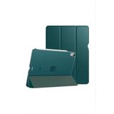 iPad Air 11 inç 2024 6. Nesil M2 Çip Uyumlu Kalem Bölmeli Akıllı Smart Tablet Kılıfı Çam Yeşili