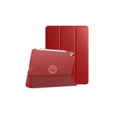 iPad Air 11 inç 6. Nesil M2 Çip Uyumlu Akıllı Smart Cover Tablet Kılıfı Kırmızı