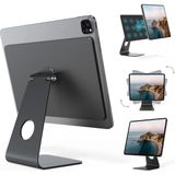 Ipad Air 11 Inç M2 2024 ile Uyumlu Ayarlanabilir Manyetik Ipad Standı 360° Dönebilen Alüminyum Tutucu
