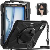 Ipad Air 11 Inç M2 Çipli 6.nesil 2024 ile Uyumlu Kılıf Tank Zırh Defender Tablet Silikon Kapak