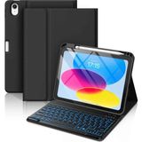 iPad Air 11 Uyumlu 4/5/6 Nesil M2/m3 2025 Klavyeli Tablet Kılıfı - Siyah