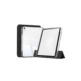 iPad Air 11 Uyumlu 4/5/6 Nesil M2/M3 Airbagli Manyetik Ayrılabilen Fuchsia Sliding Tablet Kılıfı Siyah