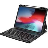 iPad Air 13 2025 Kılıf Wiwu Protective Gizli Kalem Bölmeli Klavyeli Siyah