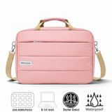 iPad Air 13 2026 Tablet ile Uyumlu Tablet Notebook Macbook Evrak Çantası Pembe AL5496