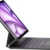 IPad Air 13 M2 2024 Uyumlu ışıklı Magic Keybord Klavyelı Kılıfı