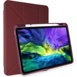 Ipad Air 4 10.9 Kılıf Kalemlikli Mars Tablet Kılıfı - Mürdüm