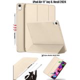 Ipad Air 6 11 Inç M2 Çip 2024 Uyumlu Tablet Kılıfı İnce Tasarım Smart Cover Standlı Akıllı Kapak Gold