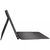 İpad İçin Logitech Rugged Folio (7., 8. Ve 9. Nesil) - Smart Connector Ve Dayanıklı, Su Sıçramasına Dayanıklı Klavye İçeren Koruyucu Kılıf, Alman Qwertz Düzeni - Siyah