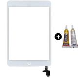 İpad Mini 2 A1489-A1490-A1491 Uyumlu Hk Home Tuşlu Dokunmatik Beyaz + B7000