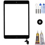 İpad Mini 2 A1489-A1490-A1491 Uyumlu Hk Home Tuşlu Dokunmatik Siyah + Montaj Seti