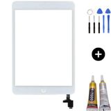 İpad Mini 2 A1489-A1490-A1491 Uyumlu Servis Home Tuşlu Dokunmatik Beyaz + Montaj Seti