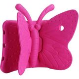 iPad Mini 2. Nesil Uyumlu Aden Butterfly Standlı Tablet Kılıf-Pembe Koyu - Koyu Pembe