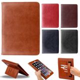 iPad Mini 4 / Mini 5 Standlı Kartlıklı Premium Tablet Kılıfı Siyah