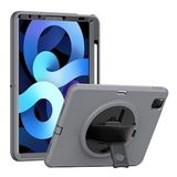 iPad Pro 11 2018 Gri Hand Strap Tablet Kılıfı