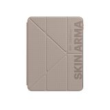 İpad Pro 11 2024 - Pro 11 2025 M5 İle Uyumlu Kılıf SkinArma Baskı Tasarım 360 Tam Koruma Arkası Şeffaf Standlı Gamma Kılıf Gold