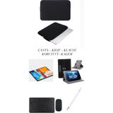 iPad Pro 11 (2024) Uyumlu 5in1 Set Kılıf Klavye Mouse Kalem Çanta Nano - Siyah