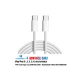 İpad Pro 11 İnç 1. 2. 3. 4. Nesil Tablet Şarj Kablosu Type-C Thunderbolt 4 60W