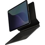 Ipad Pro 11 Inç M4 Magic Keyboard Kılıf Hassas Trackpad Rgb Klavyeli Tablet Kılıfı (Ingilizce Klavye) - Siyah