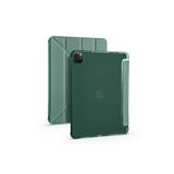 Ipad Pro 12.9 '' 2020 Hafif Katlanır Akıllı Kılıf Uyku Modu Özellikli Kalemlikli Tablet Kılıfı Yeşil