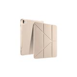İpad Pro 13 2024 Uyumlu Kalem Bölmeli Akıllı Uyku Modlu Trifolding A2925 / A2926 Tablet Kılıfı