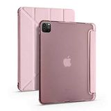 Ipad Pro 4. Nesil M2 2022 11 Inç Uyumlu Kalemlikli Tablet Kılıfı Rose Gold