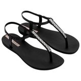 Ipanema Bayan Class Chic sandalet Fem parmak arası terlik, Siyah Kristal, 41 EU