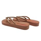 Ipanema Comfy Fem düz kadın sandaleti, Pembe Metalik, 41/42 EU